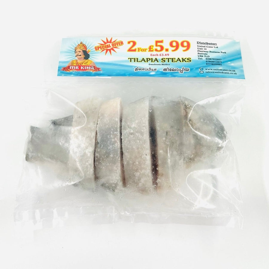 MR KING TILAPIA STEAKS - 600G - MR KING