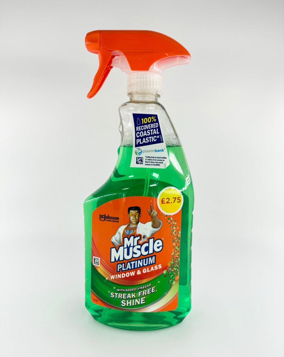 MR MUSCLE PLATINUM WINDOW & GLASS CLEANER - 750ML - MRMUSCLE