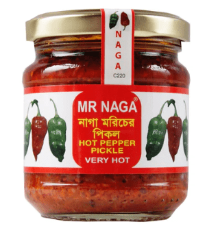 MR NAGA HOT PEPPER PICKLE - 190G - Branded