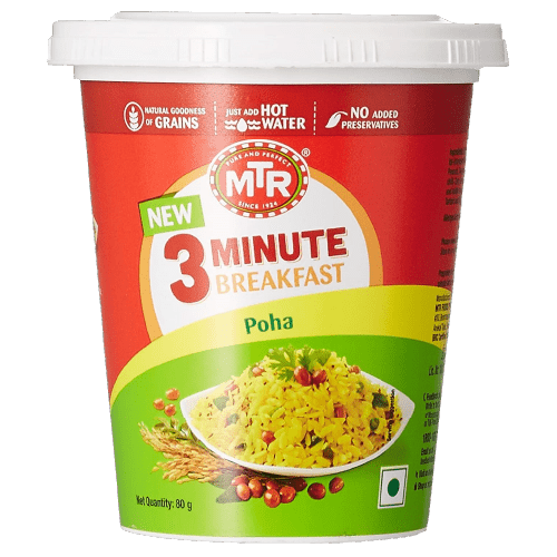 MTR 3 MINUTE BREAKFAST POHA - 80G - MTR