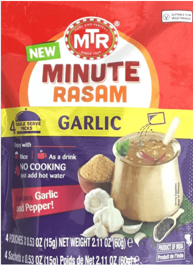 MTR MINUTE RASAM GARLIC - 15G - MTR