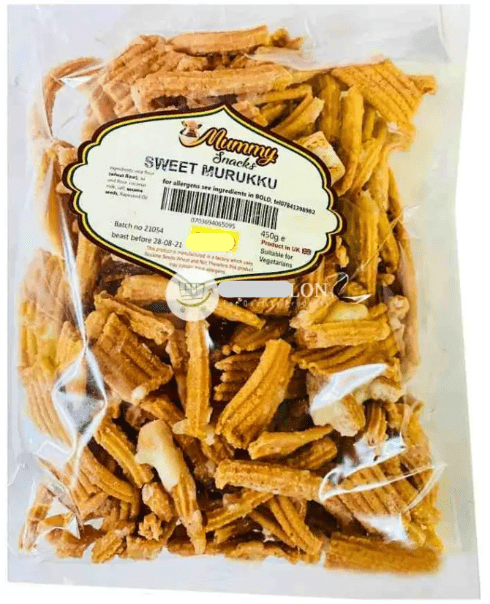 MUMMY SNACKS SWEET MURUKKU - 450G - MUMMY SNACKS