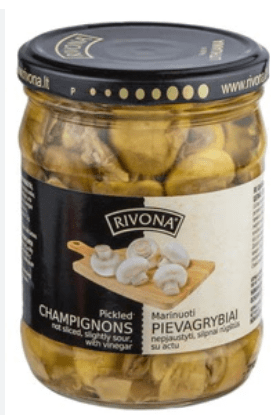 Mushrooms "Marinuoti Pievagrybiai" Rivona 500g (SOB) - Branded