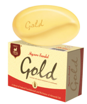 MYSORE SANDAL GOLD SOAP - 125G - MYSORE SANDAL