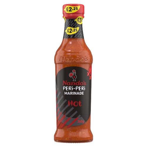 NANDO'S HOT PERI PERI MARINADE - 260G - NANDO'S