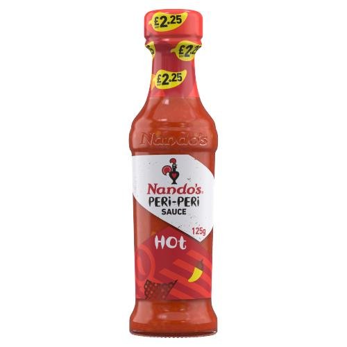 NANDOS HOT PERI - PERI SAUCE - 125G - NANDOS