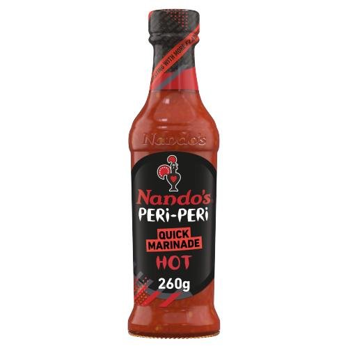 NANDOS HOT PIRI PIRI MARINADE - 260G - NANDOS