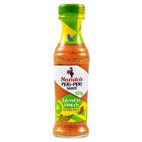 NANDOS LEMON & HERB PERI - PERI SAUCE - 125G - NANDOS