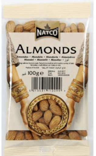 NATCO ALMONDS - 100G - NATCO