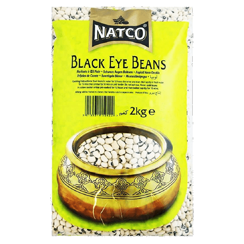 NATCO BLACK EYE BEANS - 2KG - NATCO