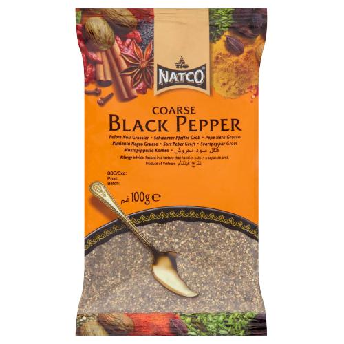 NATCO BLACK PEPPER COARSE - 100G - NATCO