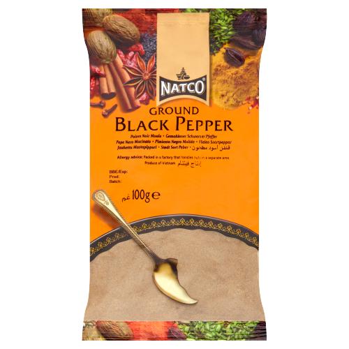 NATCO BLACK PEPPER GROUND - 100G - NATCO