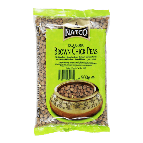 NATCO BROWN CHICK PEAS - 500G - NATCO