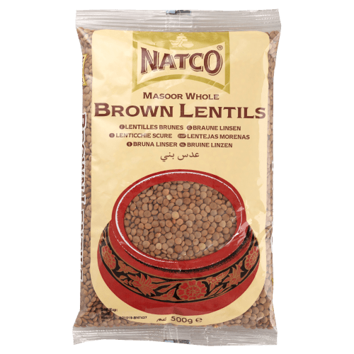 NATCO BROWN LENTILS - 500G - NATCO