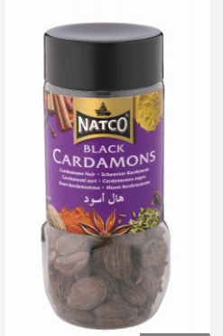 NATCO CARDAMOM BLACK JARS - 50G - NATCO