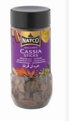 NATCO CASSIA STICKS (DALCHINI) JARS - 50G - NATCO