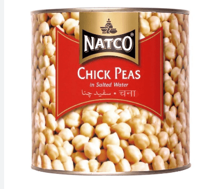 NATCO CHICK PEAS BOILED - 800G - NATCO