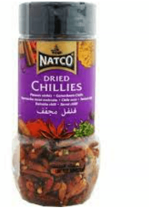 NATCO CHILLI WHOLE BIRDSEYE JARS - 50G - NATCO