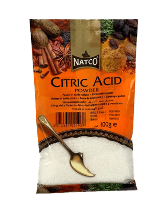 NATCO CITRIC ACID (POWDER) - 100G - NATCO