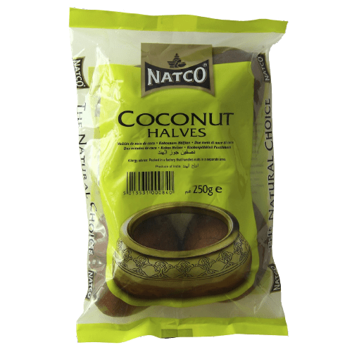 NATCO COCONUT HALVES - 250G - NATCO