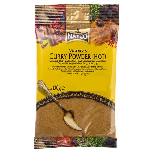 NATCO CURRY POWDER HOT - 100G - NATCO