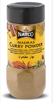 NATCO CURRY POWDER MEDIUM JARS - 100G - NATCO