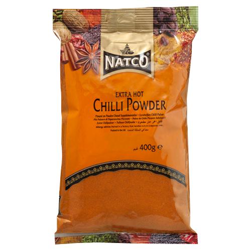 NATCO EXTRA HOT CHILLI POWDER - 400G - NATCO