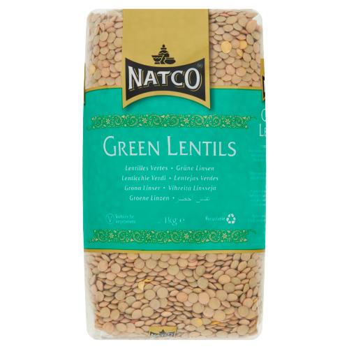 NATCO GREEN LENTILS - 1KG - NATCO