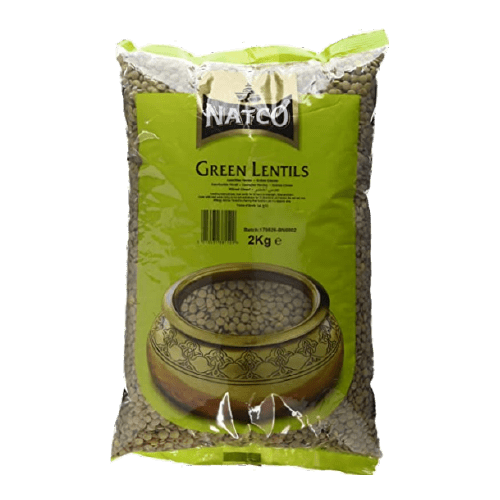 NATCO GREEN LENTILS - 2KG - NATCO