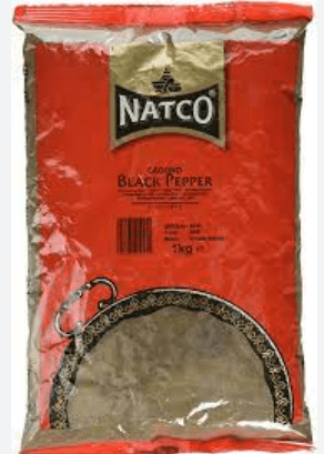 NATCO GROUND BLACK PEPPER - 1KG - NATCO