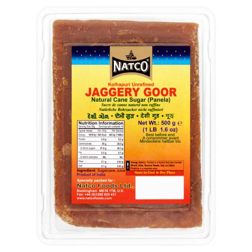 NATCO JAGGERY GOOR - 500G - NATCO