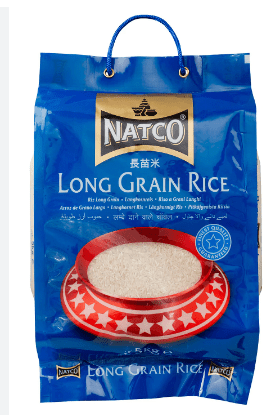 NATCO LONG GRAIN WHITE RICE - 5KG - NATCO