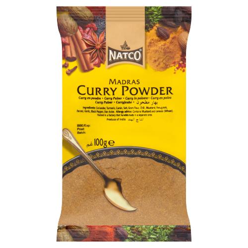 NATCO MADRAS CURRY POWDER - 100G - NATCO