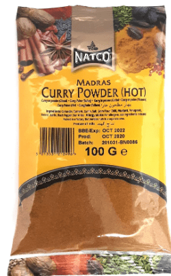 NATCO MILD MADRAS CURRY POWDER - 100G - NATCO