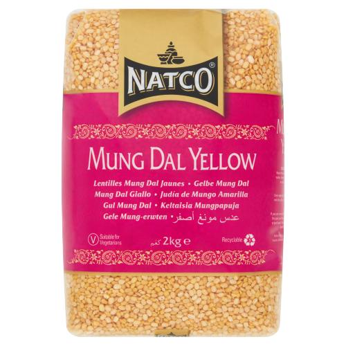 NATCO MOONG DAL YELLOW - 2KG - NATCO