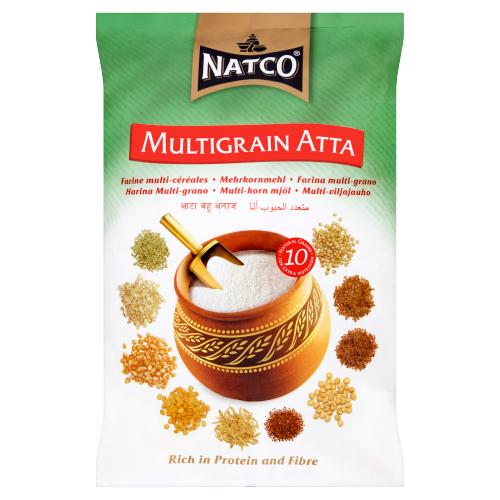 NATCO MULTIGRAIN CHAKKI ATTA - 5KG - NATCO