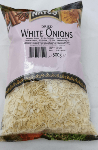 NATCO ONIONS WHITE DRY - 500G - NATCO