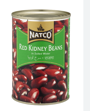 NATCO RED KIDNEY BEANS BOILED - 400G - NATCO