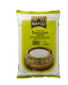 NATCO SAGOO SEEDS MEDIUM - 1.5KG - NATCO