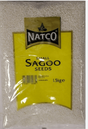 NATCO SAGOO SEEDS SMALL - 1.5KG - NATCO