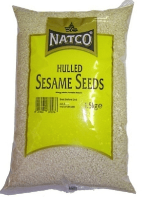 NATCO SESAME SEEDS HULLED - 1.5KG - NATCO