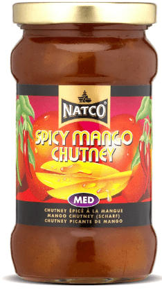 NATCO SPICY MANGO CHUTNEY MEDIUM - 340G - NATCO