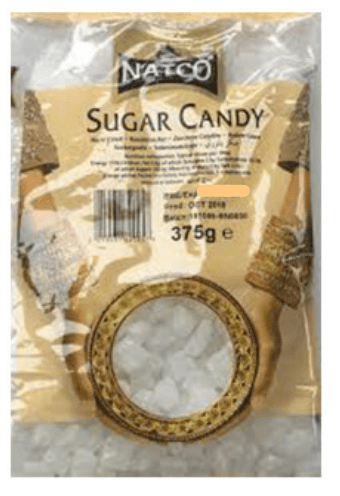 NATCO SUGAR CANDY CRYSTALS - 375G - NATCO