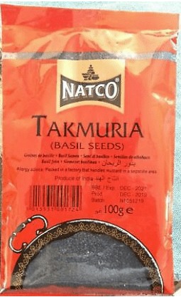 NATCO TAKMURIA (BASIL SEEDS) - 100G - NATCO