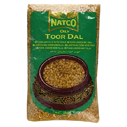 NATCO TOOR DAL OILY - 2KG - NATCO