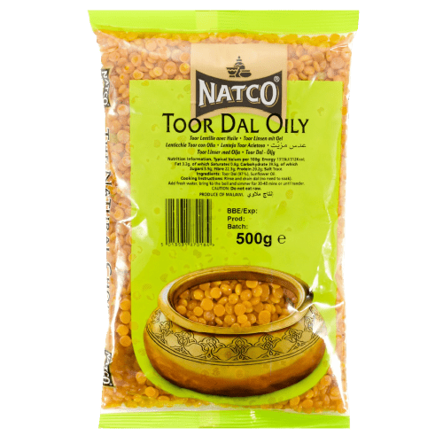 NATCO TOOR DAL OILY - 500G - NATCO