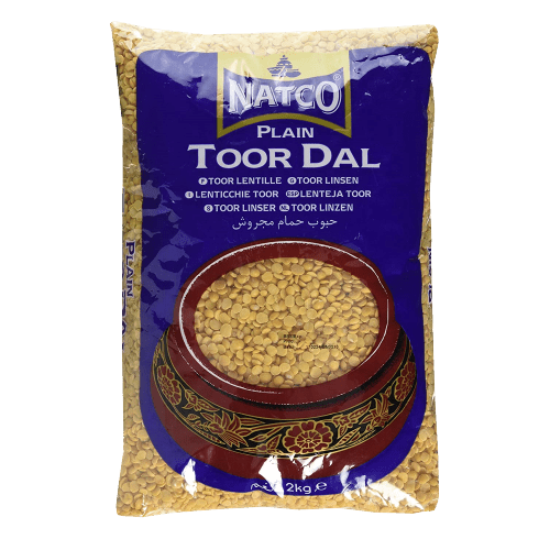 NATCO TOOR DAL PLAIN - 2KG - NATCO