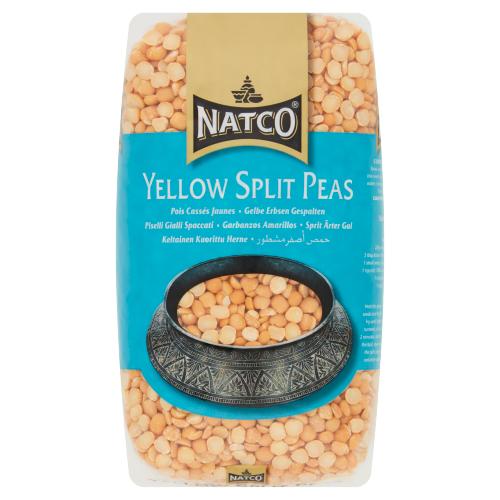 NATCO YELLOW SPLIT PEAS - 1KG - NATCO