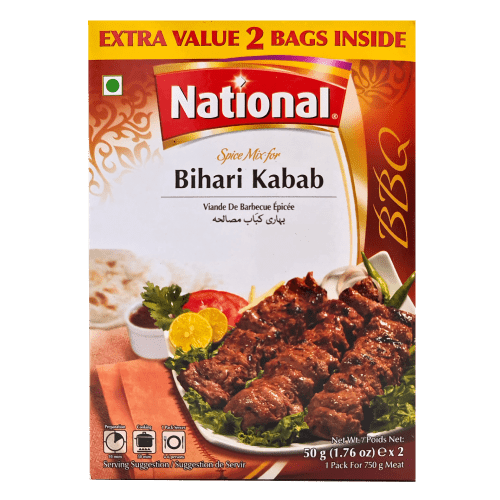 NATIONAL BEHARI KABAB MASALA - 100G - NATIONAL