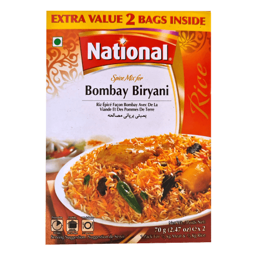 NATIONAL BOMBAY BIRYANI SPICE MIX - 140G - NATIONAL